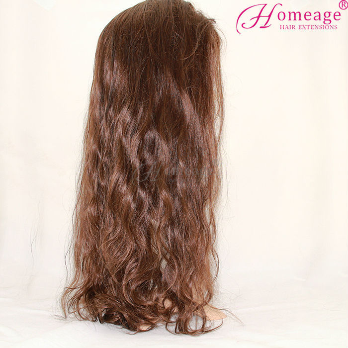 fashonのヘアhomeage作られたスタイルの手安いレースの前部かつらインドのremy問屋・仕入れ・卸・卸売り