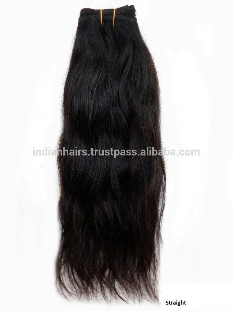 卸売ヘア7クイック最高品質! インドの人間の毛髪延長、 100％バージンインドの毛、 髪のweavon問屋・仕入れ・卸・卸売り