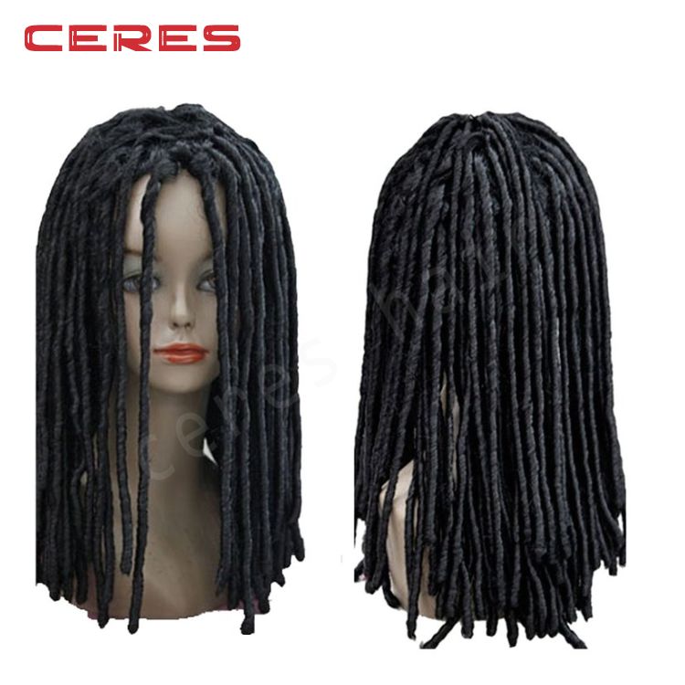 アフリカのファッション長い波状カーリードレッドヘアかつらレースフロントかつら問屋・仕入れ・卸・卸売り