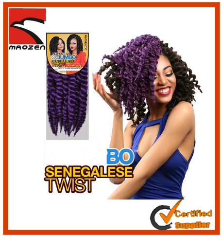 本物の合成ヘアかぎ針編み三つ編みジャンボsenegaleseツイストハバナマンボツイスト問屋・仕入れ・卸・卸売り