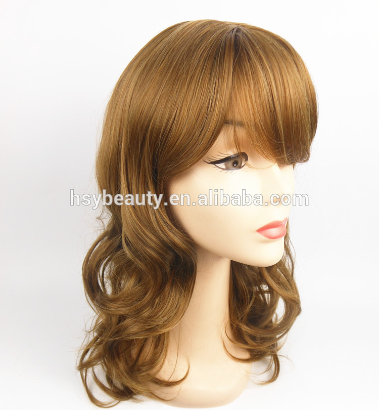 かつら長いストレート安い女性合成かつらファッションナチュラルヘア女性のブラウン白人女性問屋・仕入れ・卸・卸売り