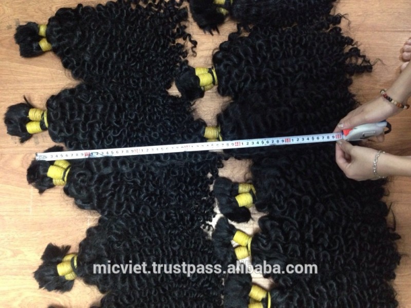 ダブル描かバルク変態巻き毛100%バージン毛100%生毛すべてのサイズから10 "-30"問屋・仕入れ・卸・卸売り