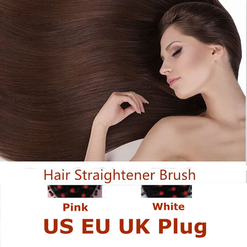 中国工場プライベートラベル液晶電気ストレートヘアアイロンブラシセラミック毛矯正櫛で良いパフォーマンス問屋・仕入れ・卸・卸売り