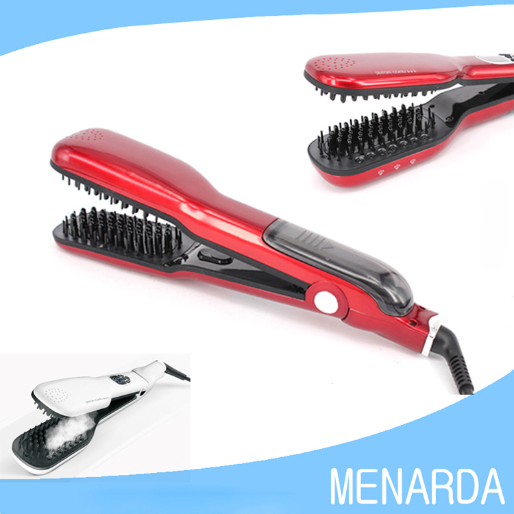 高度な230c 450f液晶熱矯正ヘアブラシ付きスチーム問屋・仕入れ・卸・卸売り
