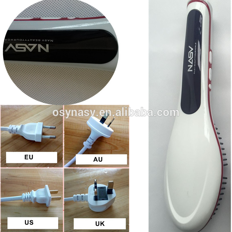 ペイパルは受け付け毛矯正brushwholesale ptc加熱電気ストレートヘアアイロン櫛安い矯正髪ツール問屋・仕入れ・卸・卸売り