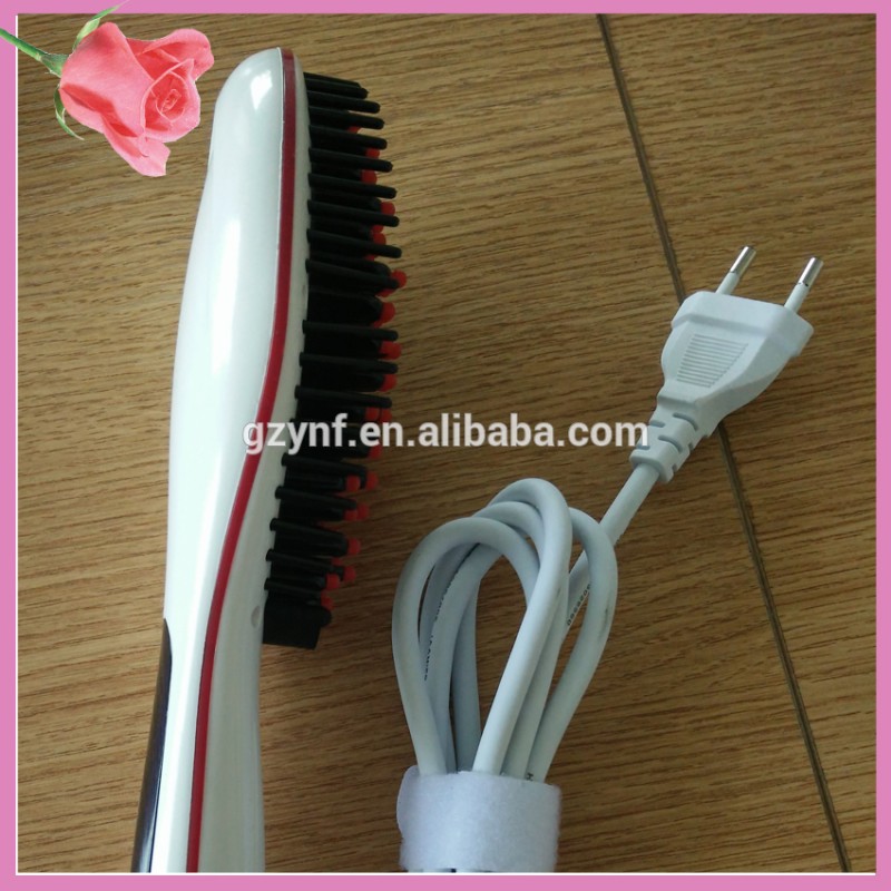 2016 wholesell異なる種類の髪ストレートヘアアイロントルマリンセラミックプレート電気矯正ブラシで見られるようにテレビ問屋・仕入れ・卸・卸売り