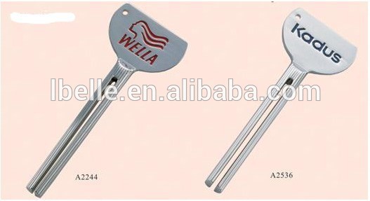 Hairdressing key tube squeezer 100% aluminum Key size strong squeezer T shape問屋・仕入れ・卸・卸売り