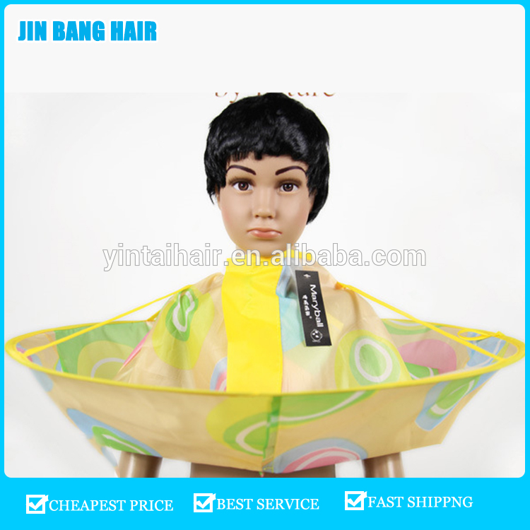 ホット販売高-グレード理髪岬用キッズ便利折りヘアカット理髪美容師用品防水卸売価格問屋・仕入れ・卸・卸売り