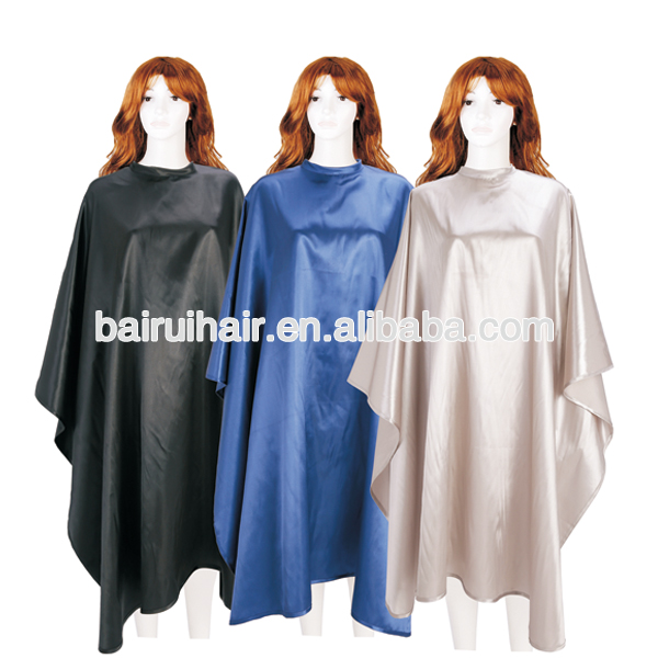 2016新しいスタイリングヘアーサロン岬サテンポリエステル岬baber用ケープサロン問屋・仕入れ・卸・卸売り