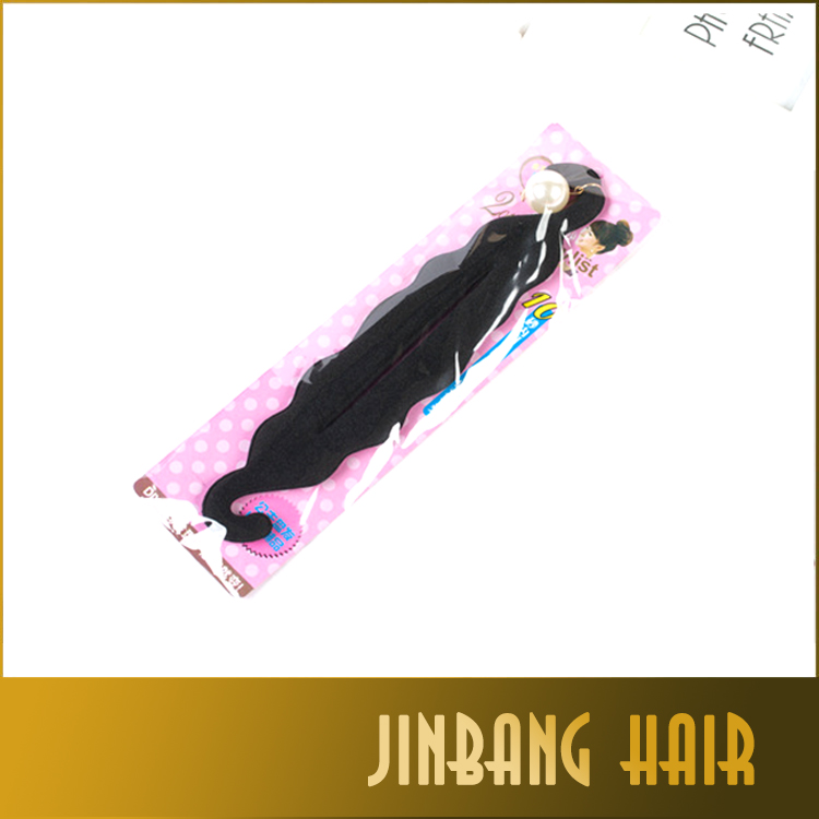 2016最高のプレミアム熱い販売便利なヘアバンド発泡スポンジ髪プレートおだんごメーカー元ツイストツール髪型ボリュームs問屋・仕入れ・卸・卸売り