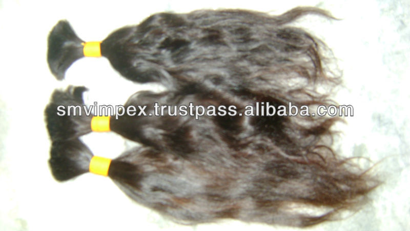 100％天然5aバルク波の髪グレード最高品質のインドの毛問屋・仕入れ・卸・卸売り