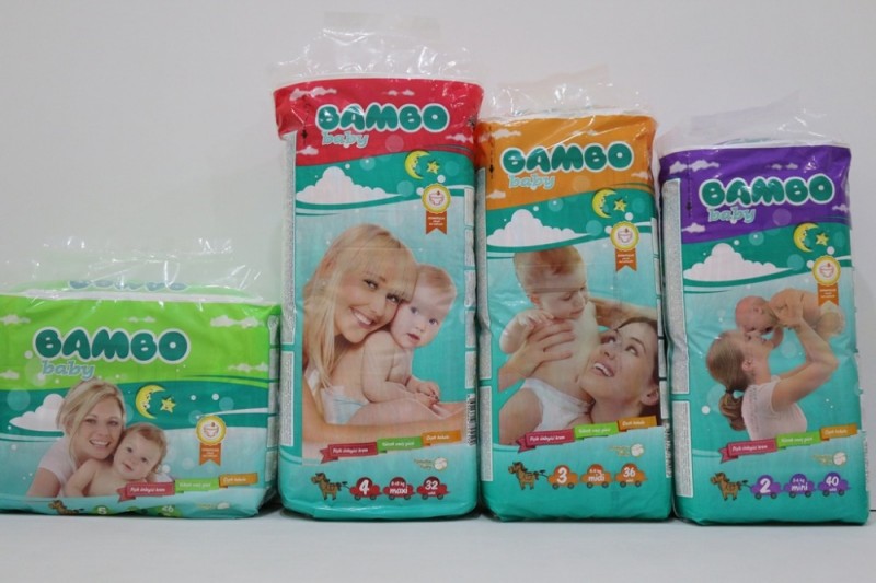 bambo赤ちゃんツインパック使い捨てベビーおむつの七面鳥問屋・仕入れ・卸・卸売り