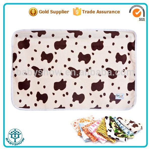 new　乳幼児用製品2014年防水おむつおむつ替えマット、 ミンキープリント尿パッド卸売問屋・仕入れ・卸・卸売り