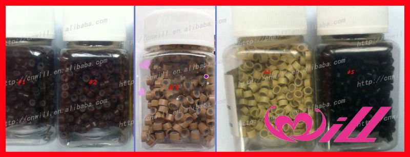 ケラチンマイクロリンクのシリコーンマイクロリング5030シリコンマイクロビーズヘアエクステマイクロリングマイクロリンクチューブ問屋・仕入れ・卸・卸売り