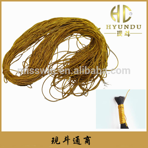 ウィッグアクセサリーh-120弾性gold/毛結合のための銀の糸、 スレッド髪のバインディング問屋・仕入れ・卸・卸売り