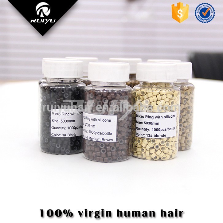 中国サプライヤー卸売シリコーン並ぶマイクロリング用ヘアサロン問屋・仕入れ・卸・卸売り