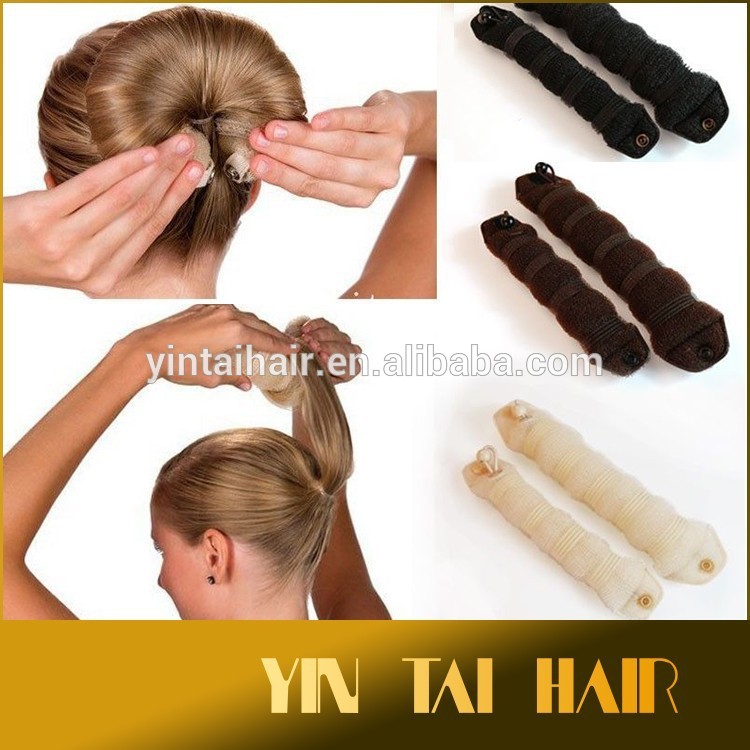 ファッション女性魔法の使用して簡単旧リングシェイパーツールスタイラー個の毛ドーナツおだんごヘアアクセサリーツール問屋・仕入れ・卸・卸売り