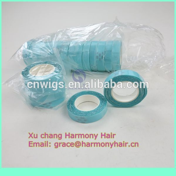 安い新しいが、 2011年1cmx3yardsブルー色両面テープ髪の拡張子の/髪用粘着テープ/二重側面の粘着テープロール問屋・仕入れ・卸・卸売り