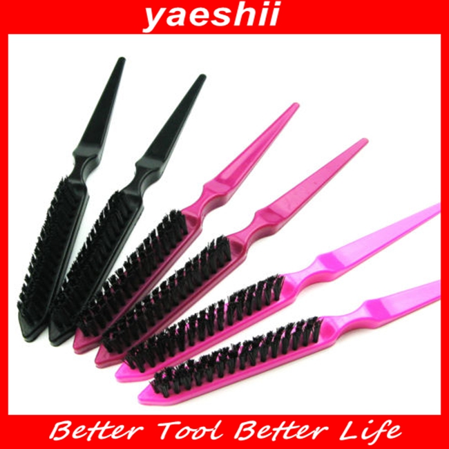 Yaeshii高品質プラスチックカラフルなヘアブラシ高度なからかいコーム問屋・仕入れ・卸・卸売り