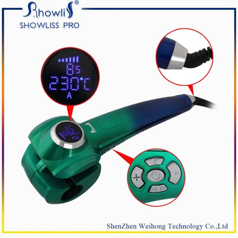 Showliss ホット ミニ ヘアカーラー機セラミック ptc ヒーター液晶デジタル髪カーラー ホーム旅行プロフェッショナル ヘアサロン機器問屋・仕入れ・卸・卸売り