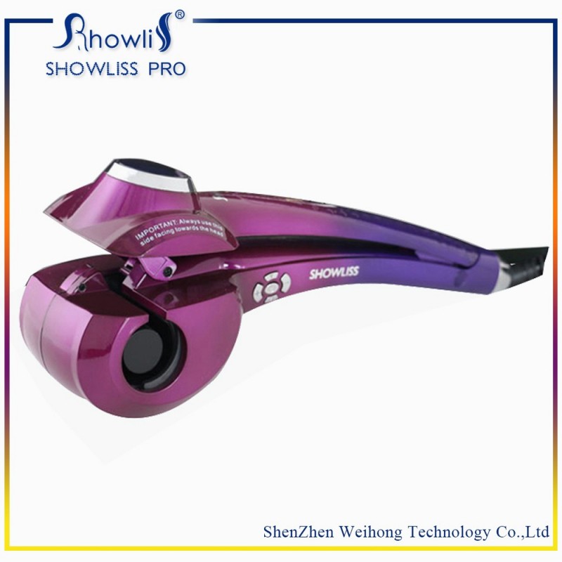 2015ホット販売新スタイラーカラフルlcdヘアカーラートップ品質自動ヘアカーラープロマジックヘアカーラー問屋・仕入れ・卸・卸売り