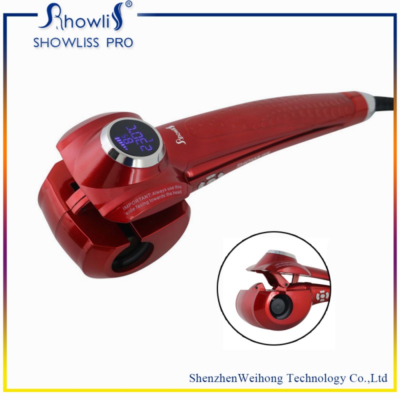 Showliss 2017新しいデザインprofesstional髪カーラーでce rohs自動ヘアカーラー機セラミックptcヒーターlcdディスプレイ問屋・仕入れ・卸・卸売り