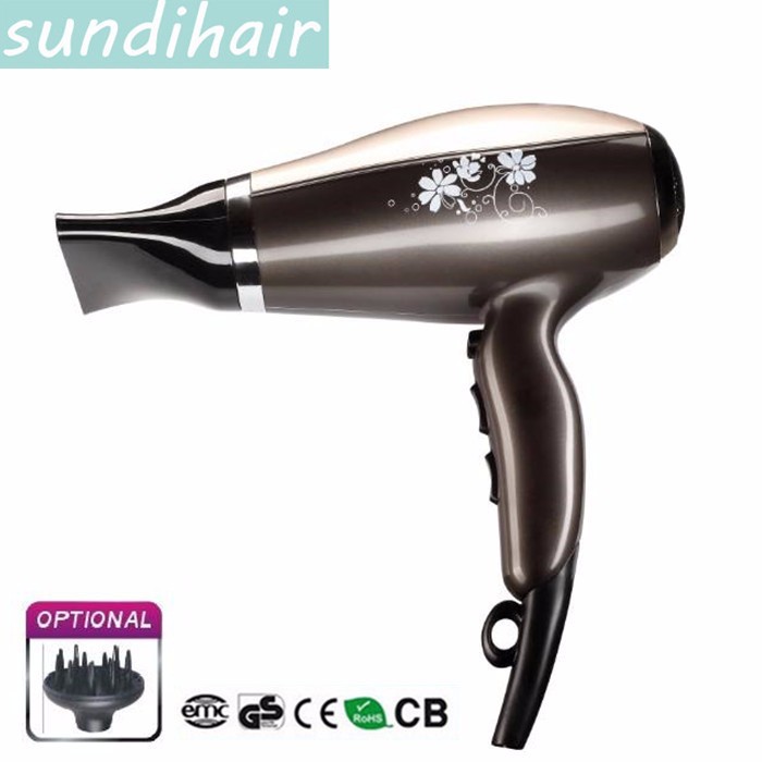 高品質デュアル電圧acモータヘアドライヤーで低ノイズのためのサロン問屋・仕入れ・卸・卸売り