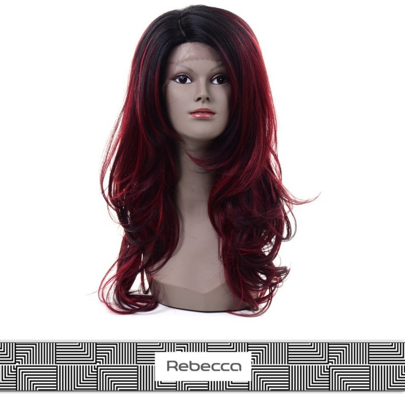 レベッカ最上質の卸売ブラジルの人間の髪の毛のフルレースかつら赤ん坊の毛を持つ黒人女性のための問屋・仕入れ・卸・卸売り