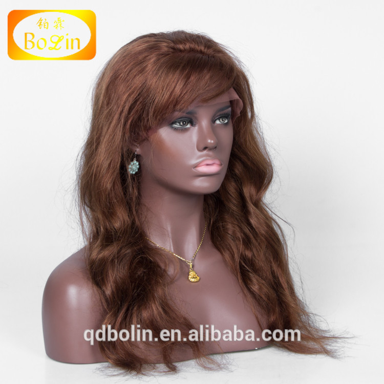 Bolin髪のり少ないブラジル髪オンライン130%密度フルレースかつら黒人女性発売中問屋・仕入れ・卸・卸売り