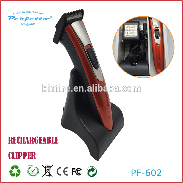 携帯用ヘアープロトリマー男性電気毛クリッパーpf-602サロン機器問屋・仕入れ・卸・卸売り