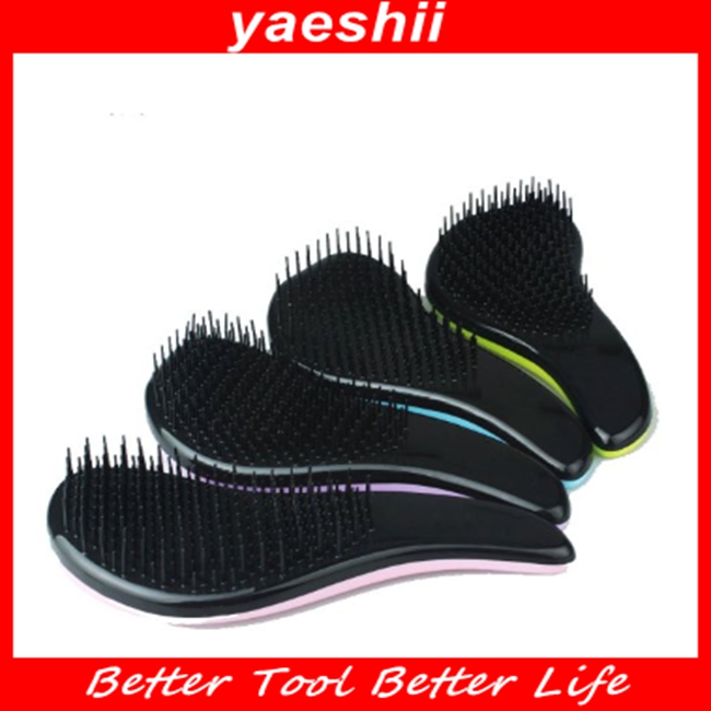 Yaeshii虹クッションソフトタッチプラスチックヘアブラシ用女性問屋・仕入れ・卸・卸売り