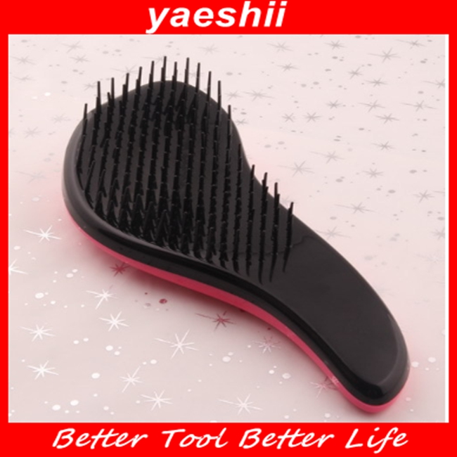 Yaeshii美容プロフェッショナルplasitcハンドルもつれヘアブラシ問屋・仕入れ・卸・卸売り