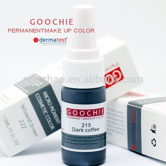 最高の品質goochie恒久的なメイクアップタトゥーインクメーカー問屋・仕入れ・卸・卸売り