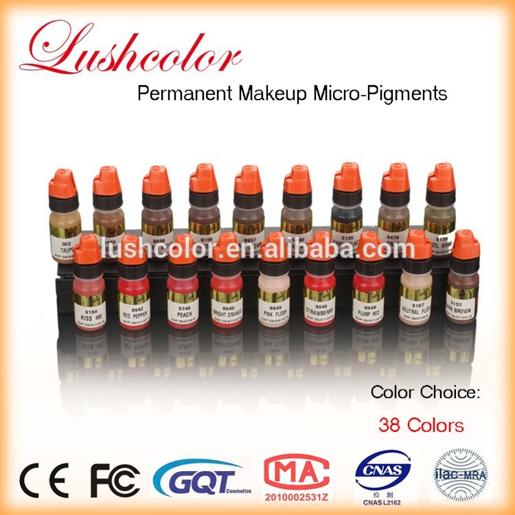 Lushcolorブランド最高の入れ墨インク防水マイクロ顔料問屋・仕入れ・卸・卸売り