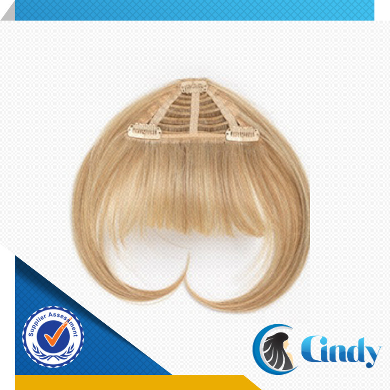 高品質の様々な種類4- 8inch100人間のインドのremyヘアクリップ前髪で黒人女性のためのヘアピース問屋・仕入れ・卸・卸売り