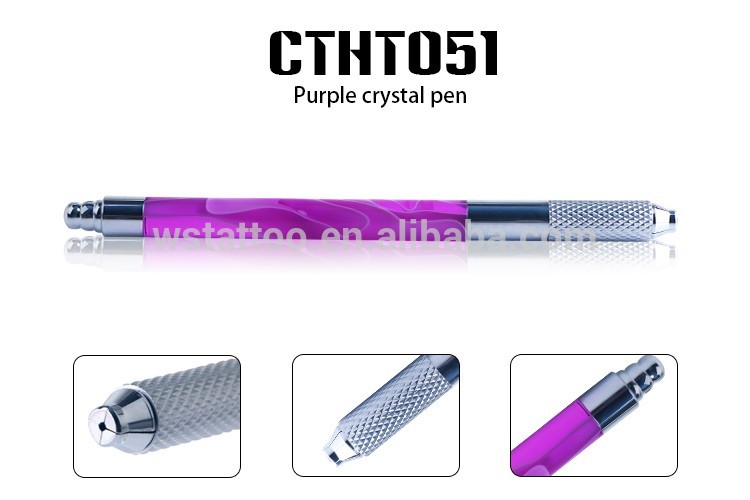 工場直接供給紫水晶常設microbladingシャドウ眉毛マニュアルタトゥーペン問屋・仕入れ・卸・卸売り