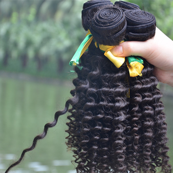 固体顧客製品angelbellaねじれた赤ん坊カール髪織り未処理のブラジルの毛問屋・仕入れ・卸・卸売り