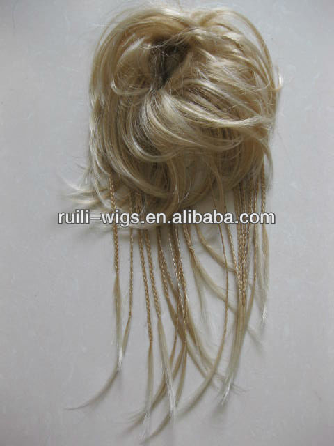 熱- フレンドリーな合成繊維の毛ラップ、 複数のルックスのようなまとめ髪、 シニョン、 または波状ラップ問屋・仕入れ・卸・卸売り