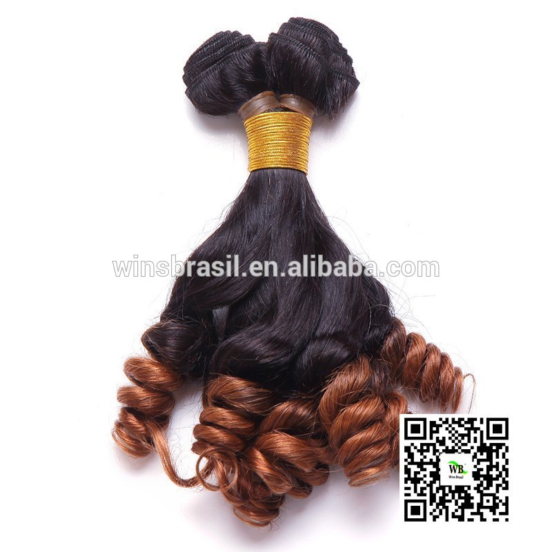 新しい到着の2015色の巻き毛のブラジルの人間の毛髪10インチから30インチ黒人女性のための人間の髪の毛問屋・仕入れ・卸・卸売り