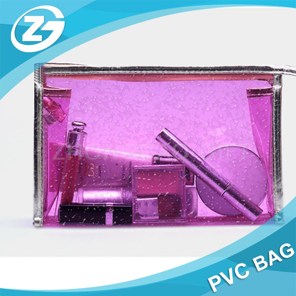 着色透明pvcマーケティング防水ポーチジップロックバッグブティックプロモーションギフトpvc化粧品袋問屋・仕入れ・卸・卸売り