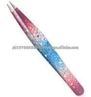 目眉ピンセット/眉ピンセットマルチ- 着色された設計、 先の尖った問屋・仕入れ・卸・卸売り