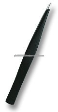 目眉ピンセット( スラント) 黒の色。 12cm問屋・仕入れ・卸・卸売り