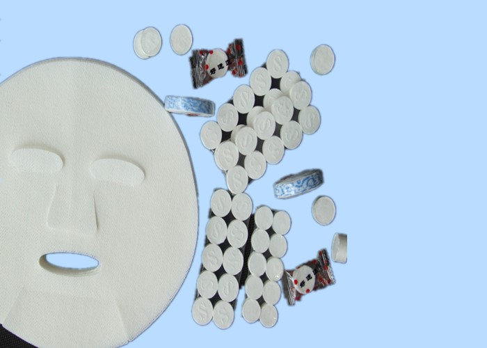 中国工場oem歓迎100% ビスコース キャンディー パッキング圧縮不織布フェイシャル魔法マスク シート用問屋・仕入れ・卸・卸売り