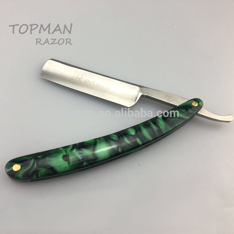 RRA1601 topman卸売理髪ストレートカミソリ刃でアクリルハンドル問屋・仕入れ・卸・卸売り