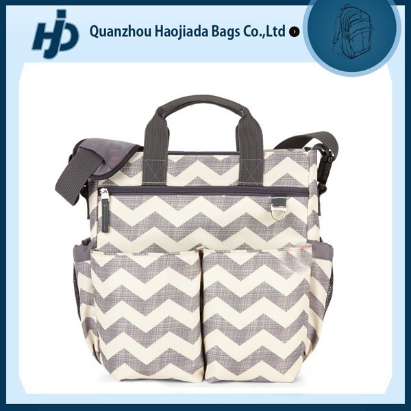 ポリエステルファッションスタイルのバッグハンドバッグ、 2015再利用可能なおむつ袋問屋・仕入れ・卸・卸売り