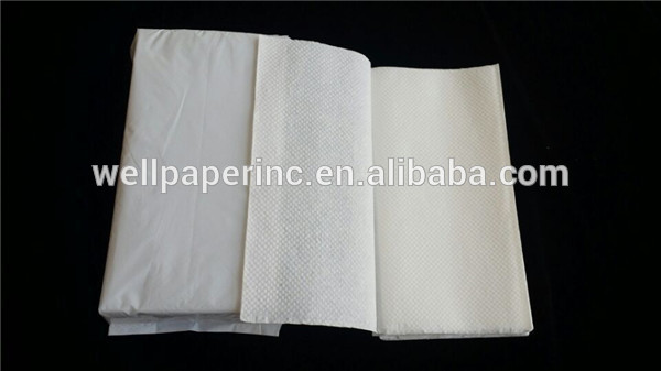 V- 折り紙タオルの、 漂白された白、 200枚/pack、 12パック/カートン問屋・仕入れ・卸・卸売り