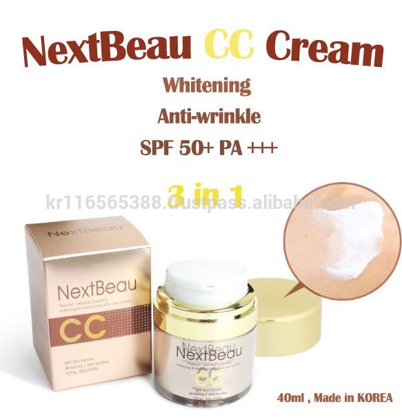Nextbeau40mlccクリームホワイトニング、 抗- しわ、 日、 プロテクトspfpa50++++韓国製問屋・仕入れ・卸・卸売り