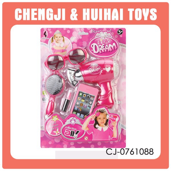 ホットファッションピンク素敵な小さなおもちゃのメイクアップセット女の子のおもちゃを再生するふりセット問屋・仕入れ・卸・卸売り