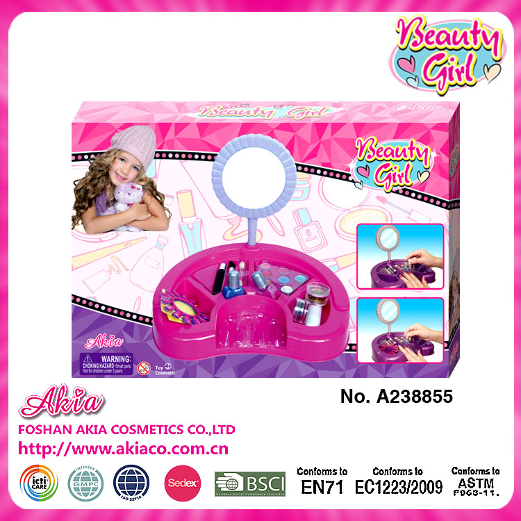 安全なミラー多機能美の女の子ゲーム子供のための革新的な化粧品セット問屋・仕入れ・卸・卸売り
