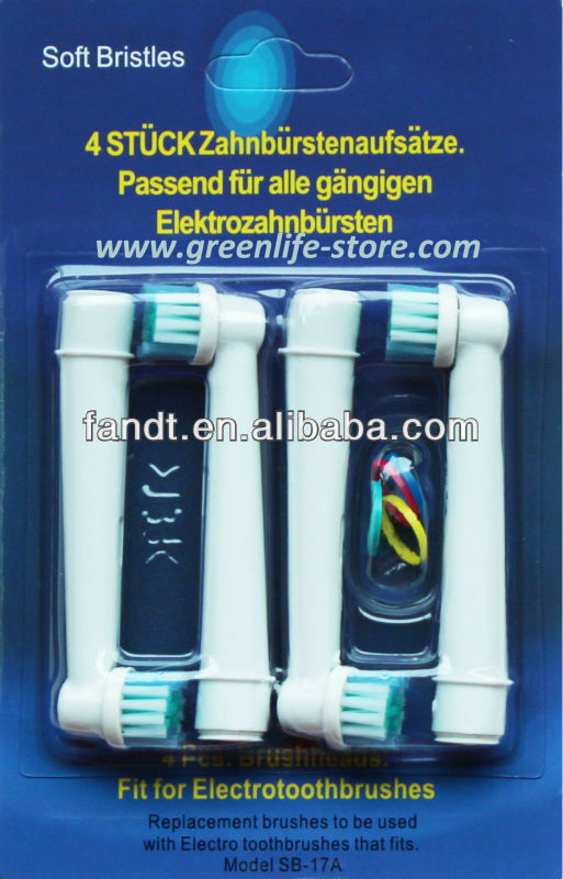 柔らかい剛毛sb-17a熱い販売のための電動歯ブラシは、 ヘッド口腔歯ブラシのヘッド問屋・仕入れ・卸・卸売り